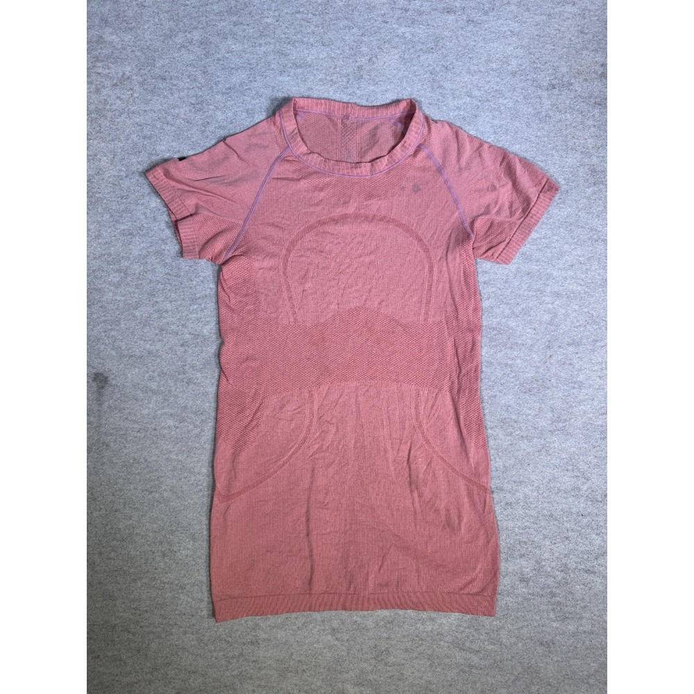 Lululemon Swiftly Tech Short Sleeve T Shirt Women 4 Dusty Rose Slim Fit Workout‎